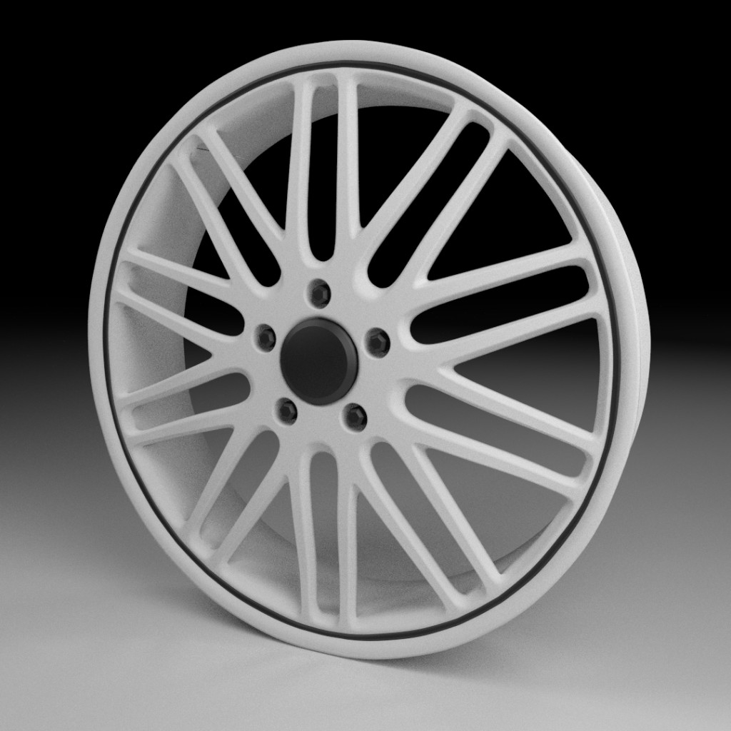 High-Poly Wheel 4 preview image 1